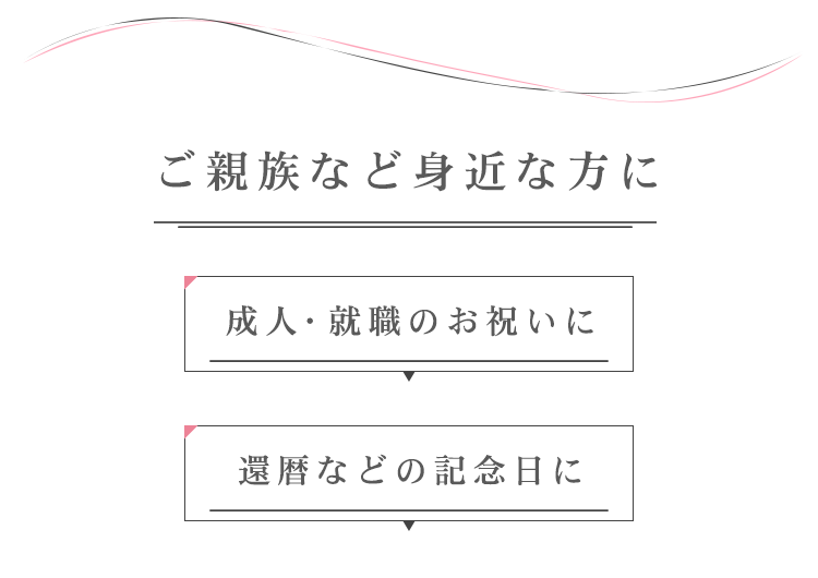 富山市で成人や就職のお祝い 還暦祝いなら